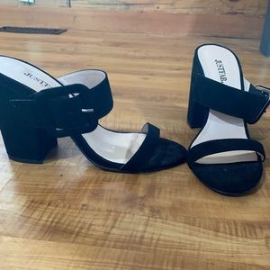 Just Fab Chunky Heel Sandal